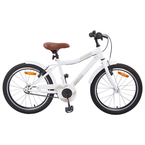 vidaXL Kinderfahrrad 20 Zoll f&uuml;r 6-11 Jahre alt wei&szlig;