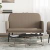 vidaXL Sitzbank Cappuccino-Braun 107x80x81 cm Kunstleder