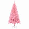 vidaXL Weihnachtsbaum mit 150 LEDs mit St&auml;nder Rosa 150 cm PVC