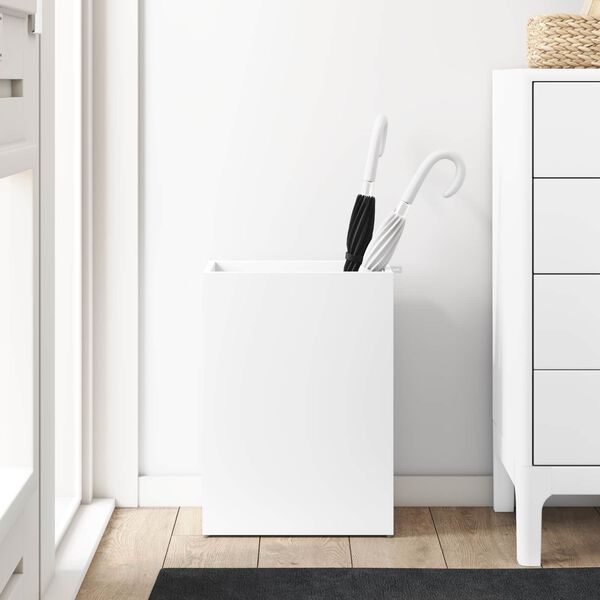 vidaXL Sonnenschirmhalter Wei&szlig; 40 x 20 x 55,5 cm Holzwerkstoff