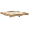 vidaXL Bettgestell ohne Matratze Artisan-Eiche 180x200cm Holzwerkstoff