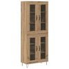 vidaXL Highboard Artisan-Eiche 69,5 x 34 x 90 cm Holzwerkstoff