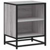 vidaXL Nachttisch Grau Sonoma 40x31x50 cm Holzwerkstoff und Metall