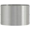 vidaXL Garten 5 pcs Silber 30 x 30 x 20 cm Edelstahl