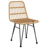 vidaXL 7-tlg. Garten-Essgruppe Poly Rattan