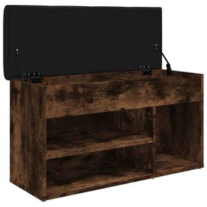 vidaXL Schuhbank R&auml;uchereiche 82x32x45,5 cm Holzwerkstoff
