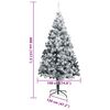 vidaXL K&uuml;nstlicher vorbeleuchteter Weihnachtsbaum Gr&uuml;n 400 cm PVC