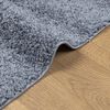 vidaXL Teppich Shaggy Hochflor Modern Blau 80x250 cm