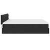 vidaXL Ottoman-Bett mit Matratzen & LEDs Schwarz 160x200 cm Samt