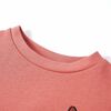 Kinder-Sweatshirt mit Farbblock Rosa 140