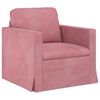 vidaXL Sofa Set 2 pcs Rosa 138 x 78 x 80 cm Samt