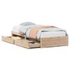 vidaXL Massivholzbett ohne Matratze 75x190 cm Kiefernholz
