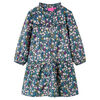 Kinderkleid mit Langen &Auml;rmeln Dunkelblau 92