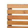 vidaXL Garten-Ess-Set 7 pcs Braun Massives Teakholz