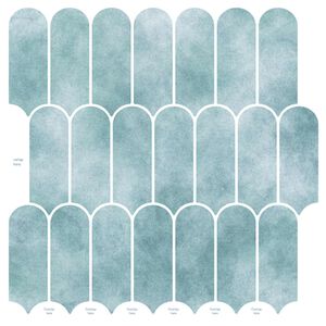 vidaXL Federfliese 20 pcs Gr&uuml;n 30 x 30 cm Polyurethan und PET