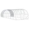 vidaXL H&uuml;hnerunterkunft Silber 800 x 300 x 200 cm Verzinkter Stahl