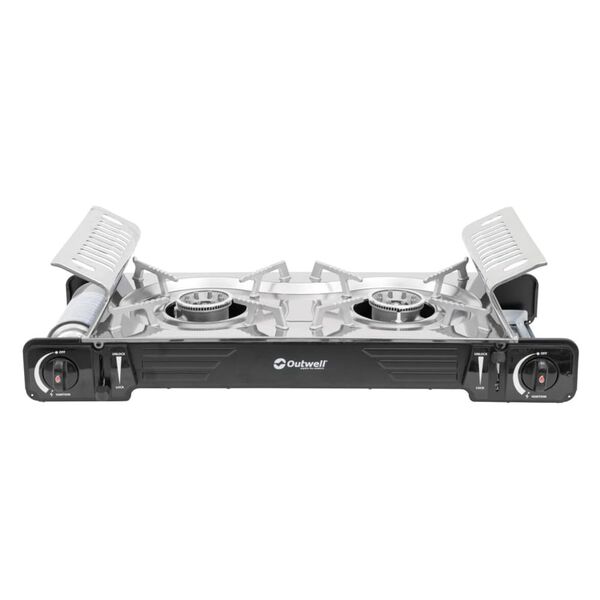 Outwell Camping-Gaskocher Appetizer Maxi 2-flammig Silbern Grau