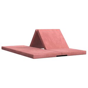 vidaXL Klappsofa Bett 140 x 67 x 45 cm Rosa