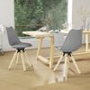 vidaXL Esszimmerst&uuml;hle 2 Stk. Drehbar Grau PP