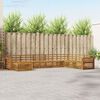 vidaXL Sofagarnituren 8 pcs Natur Massivholz Akazie