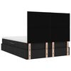 vidaXL Aufbewahrungsbett mit Matratze Schwarz 140 x 190 cm Kunstleder