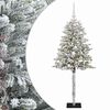 vidaXL K&uuml;nstlicher Weihnachtsbaum mit Kugel 120 cm 150 LEDs