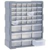 vidaXL Multi-Schubladen-Organizer mit 39 Schubladen 38x16x47 cm