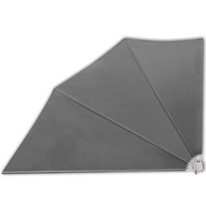vidaXL Faltbarer Balkonf&auml;cher Grau 160&times;240 cm