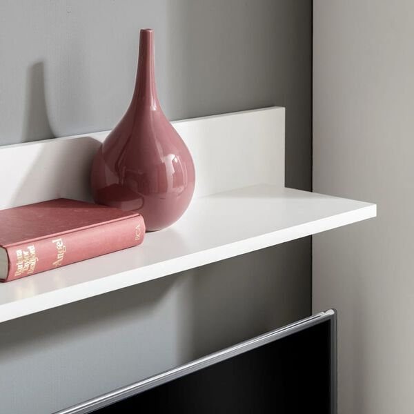 vidaXL Fünfteilige Wohnwand TV-Schrank mit LED-Beleuchtung Schwarz