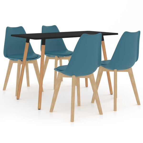 vidaXL 5-tlg. Essgruppe T&uuml;rkis