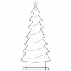 vidaXL Metall Weihnachtsbaum mit Ständer Schwarz 210 cm Stahl