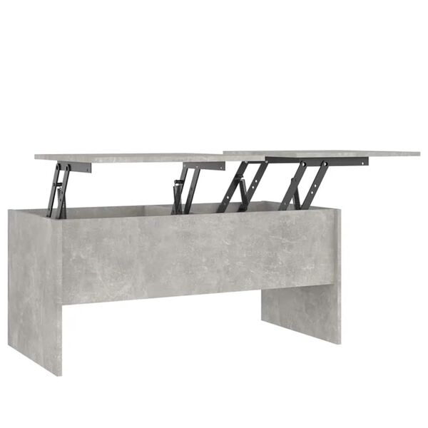 vidaXL Couchtisch Betongrau 102x50,5x46,5 cm Holzwerkstoff