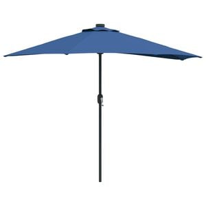 vidaXL Gartensonnenschirm 294 x 150 x 224 cm Polyester und Stahl