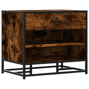 vidaXL Schuhbank R&auml;uchereiche 60x40x53,5 cm Holzwerkstoff und Metall