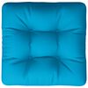 vidaXL Palettenkissen Blau 60x60x12 cm Stoff