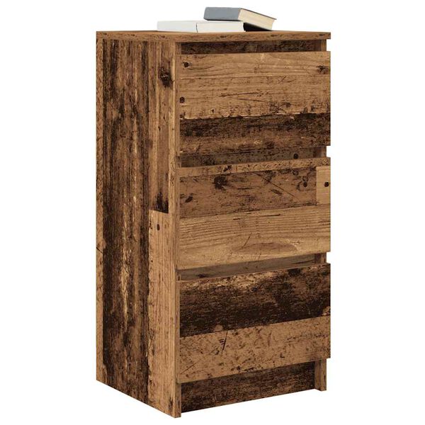 vidaXL Sideboard Altholz-Optik 37,5x35x76 cm Holzwerkstoff