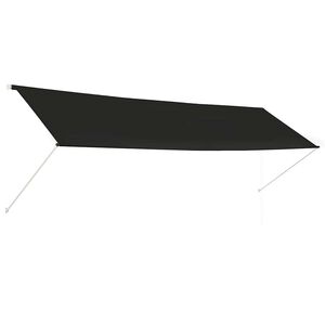 vidaXL Einziehbare Markise 400&times;150 cm Anthrazit