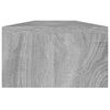 vidaXL Monitorst&auml;nder Grau Sonoma 110x23,5x9 cm Holzwerkstoff