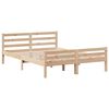 vidaXL Massivholzbett ohne Matratze 140x200 cm Kiefernholz