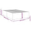 vidaXL Bettgestell ohne Matratze Dunkelgr&uuml;n 140x200 cm Samt