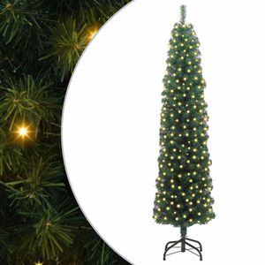 vidaXL K&uuml;nstlicher Weihnachtsbaum mit 300 LEDs mit St&auml;nder Gr&uuml;n 180 cm