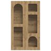 vidaXL H&auml;ngeschrank Artisan-Eiche 59 x 20 x 100 cm Holzwerkstoff