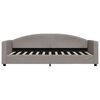 vidaXL Tagesbett Taupe 80x200 cm Stoff