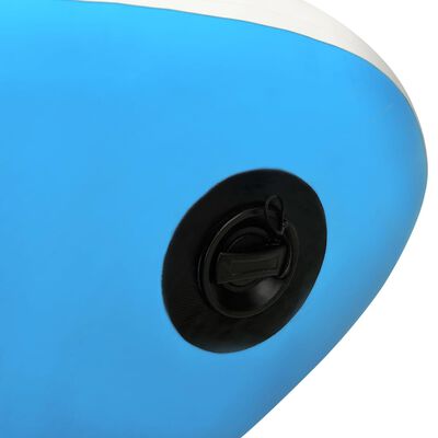 vidaXL SUP-Board-Set Aufblasbar 366x76x15 cm Blau