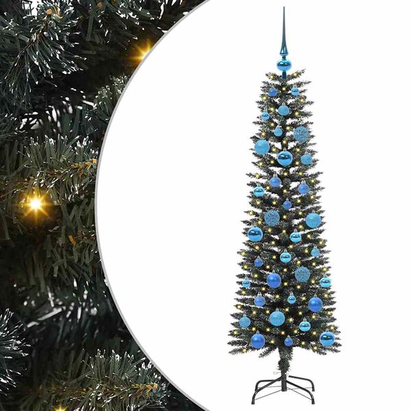 vidaXL K&uuml;nstlicher Weihnachtsbaum mit 150 LEDs mit St&auml;nder Gr&uuml;n 150 cm