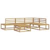 vidaXL Outdoor-Sofagarnitur 5 Stk. Wei&szlig;