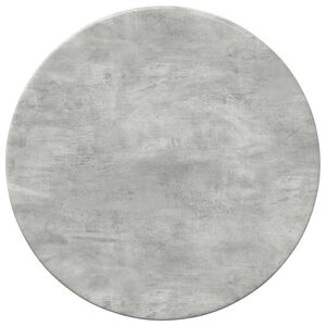 vidaXL Tischplatte Betongrau &Oslash; 30 x 1,5 cm Holzwerkstoff