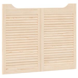 vidaXL Schwingt&uuml;ren 2 pcs Natur Massives Kiefernholz