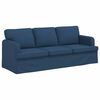 vidaXL Sofa 2 pcs Blau 144 x 80 x 85 cm Stoff