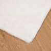 vidaXL Kunstfell Hasen Teppich Olite Creme 60 x 110 cm Polyester